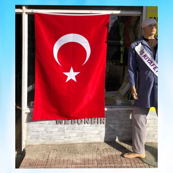 TÜRK BAYRAĞI _150X100 cm - Resim 2