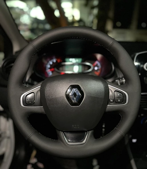 Renault Clio 4 FAZ 2 Araca Özel Direksiyon Kılıfı AÇIKLAMAYI OKUYUN ürün görseli 1