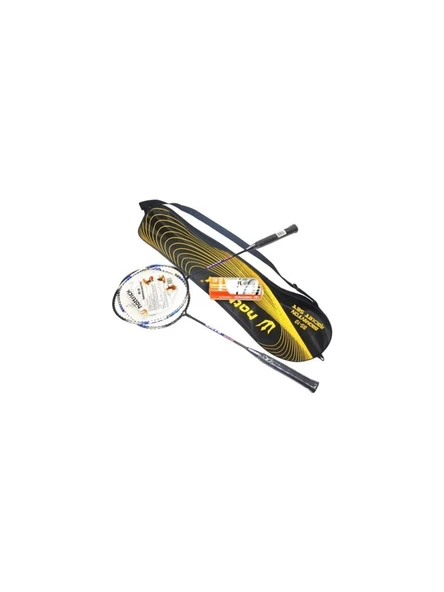 Hattrick  Bs10 Pro Badmınton Raket Set ( 3 Adet Top + Çantalı) ürün görseli 1