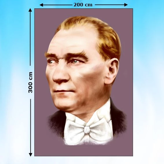 ATATÜRK RESMİ 300X200 cm ürün görseli 1