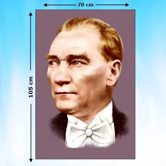 ATATÜRK RESMİ 105X70 cm ürün görseli 1