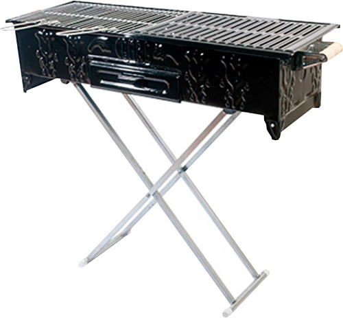 CEMRE C17 PORTATİF AYAKLI BATTAL KÖMÜRLÜ MANGAL 30 X 80 CM ürün görseli 1