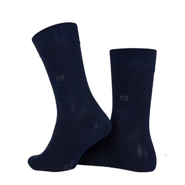 D'S Damat Bambu 3lü Çorap Set Lacivert - Resim 6