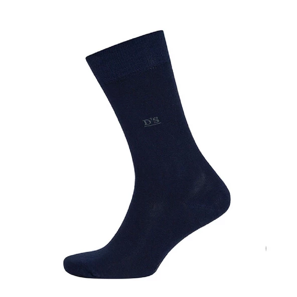 D'S Damat Bambu 3lü Çorap Set Lacivert - Resim 5