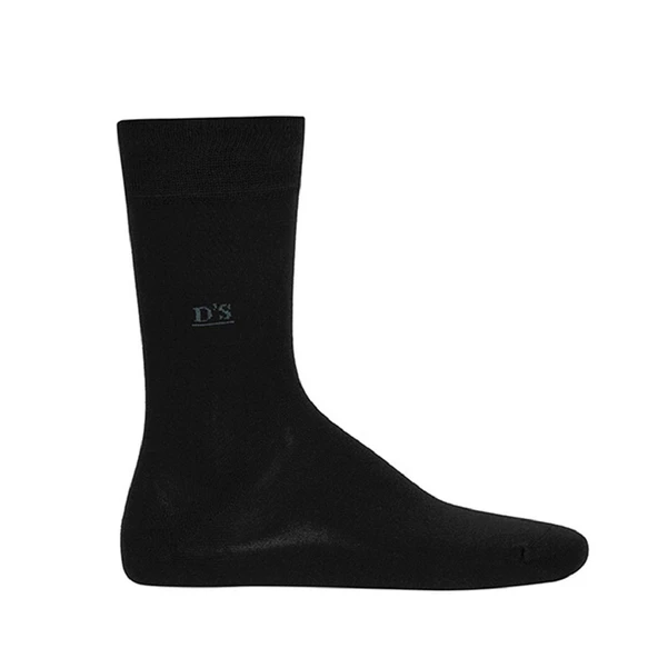 D'S Damat Bambu 3lü Çorap Set Siyah - Resim 4