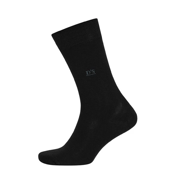 D'S Damat Bambu 3lü Çorap Set Siyah - Resim 6