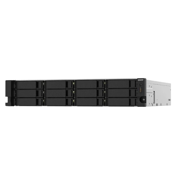 QNAP TS-1232PXU-RP-16GB ALPINE QC-16GB RAM-12-diskli RackMount Nas Server (Disksiz) ürün görseli 1