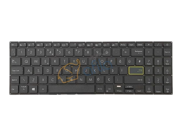 Asus VivoBook 15 K513EP-L1745W Uyumlu Notebook Klavyesi, Tuş Takımı (Siyah TR) ürün görseli 1