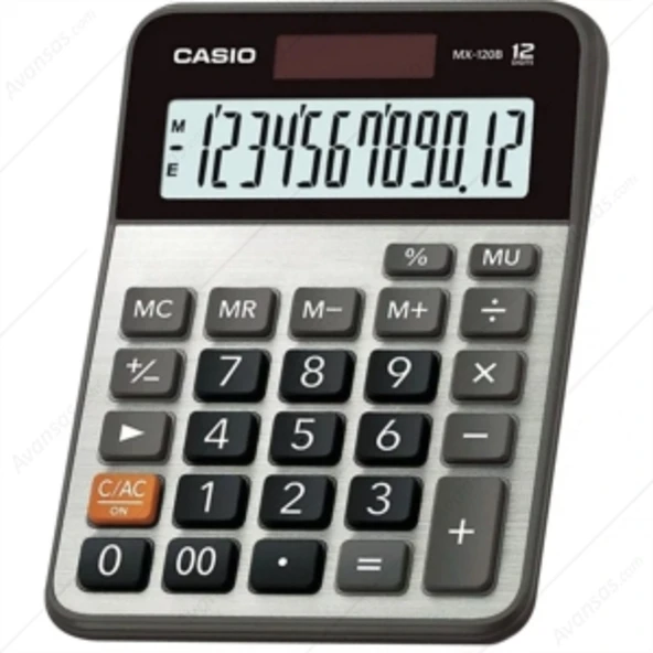 Casio Hesap Makinesi Masaüstü 12 Hane MX-120B ürün görseli 1