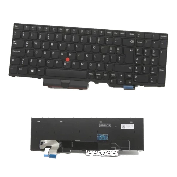 Lenovo Thinkpad P16s G1 Type (21BT 21BU) Uyumlu Notebook Klavye, Tuş Takımı (Siyah TR) ürün görseli 1