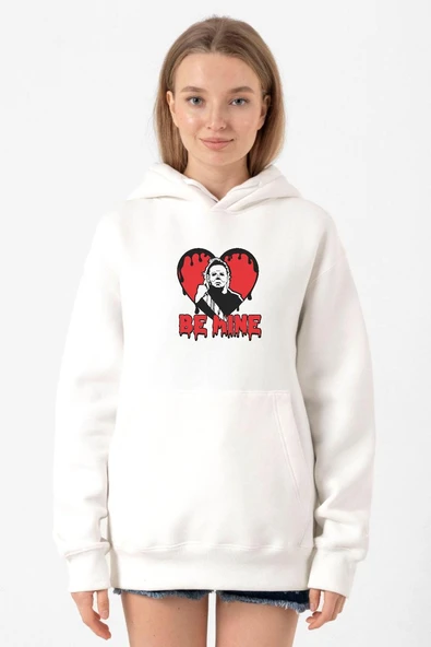 Be Mine Michael Myer Beyaz Kadın 3ip Kapşonlu Sweatshirt ürün görseli 1