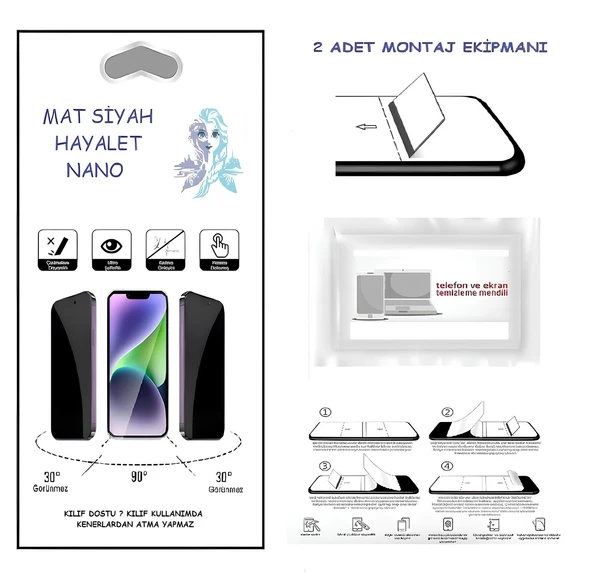Vivo İQOO 11 Nano Ekran Koruyucu Ultra İNCE Esnek MAT HAYALET ürün görseli 1