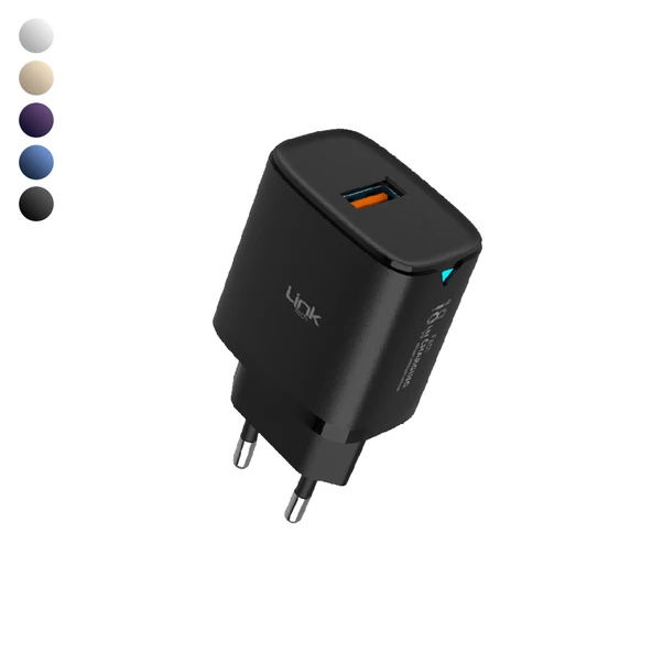 LinkTech C304 18W QC3.0 USB Şarj Adaptörü ürün görseli 1