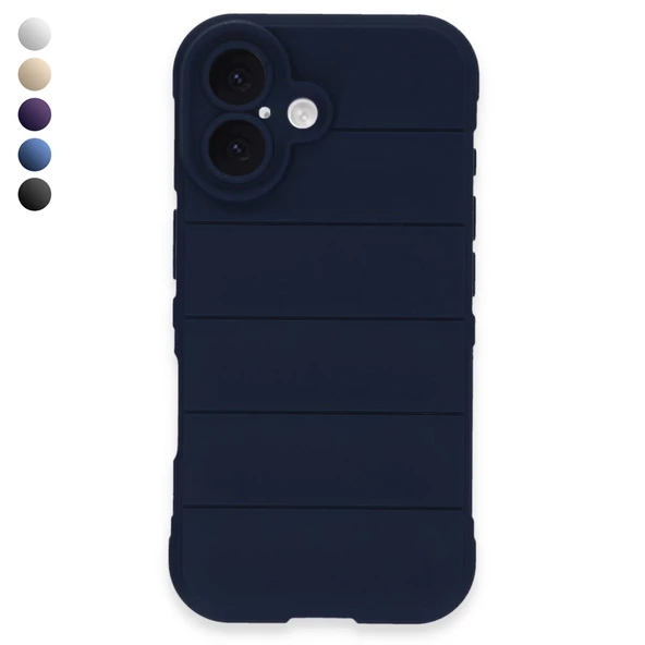 iPhone 16 Plus Kılıf Optimum Lens Çerçeveli Silikon Kapak ürün görseli 1