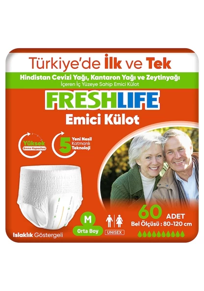 Freshlife Emici Külot M-Medium Beden 60 Adet ürün görseli 1