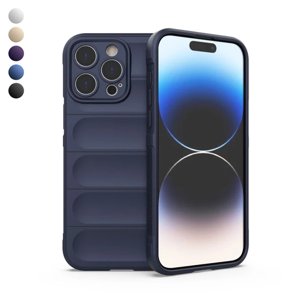 iPhone 16 Pro Max Kılıf Optimum Lens Çerçeveli Silikon Kapak ürün görseli 1