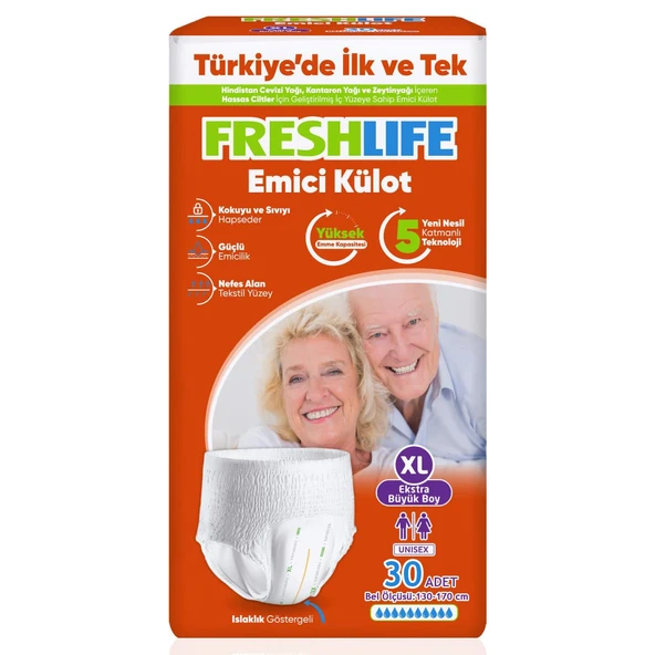 Freshlife Emici Külot XL-Extra Large Beden 30 Adet ürün görseli 1