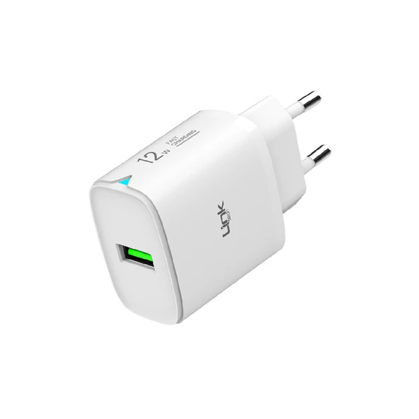 LinkTech C302 12W Auto ID Lightning Kablolu Şarj Aleti Set - Resim 7