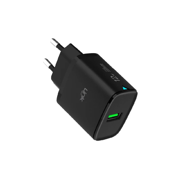 LinkTech C302 12W Auto ID Lightning Kablolu Şarj Aleti Set - Resim 4