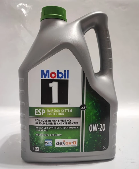 Mobil 1 Esp X2 0W-20 Motor Yağı 5 Litre ürün görseli 1