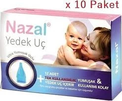 Otribebe Nazal Burun Aspiratörü Yedek Uç 10 Kutu Uyumlu 120 Adet ürün görseli 1