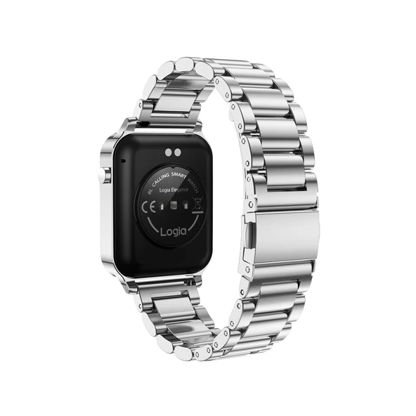 Logia Elegance Alüminyum Kasa Kordon Amoled Akıllı Saat - Resim 7
