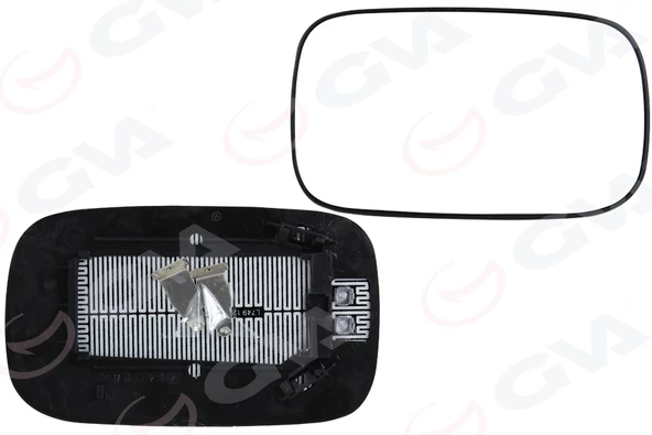 AYNA CAMI ISITMALI ASFERİK SOL VOLVO V40 II 04 12 V40 06 12 ürün görseli 1