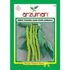 1 Paket Tohum Arzuman Çorbacı Sarı Kıl Biberi Biber Tohumu Hediye Tohumlu ürün görseli 1