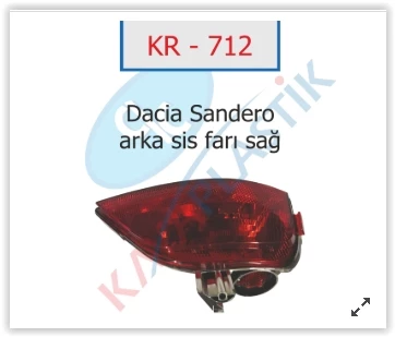 ARKA SİS FAR LAMBASI SAĞ SYMBOL-MGN 4-SANDERO JOY MODEL ürün görseli 1