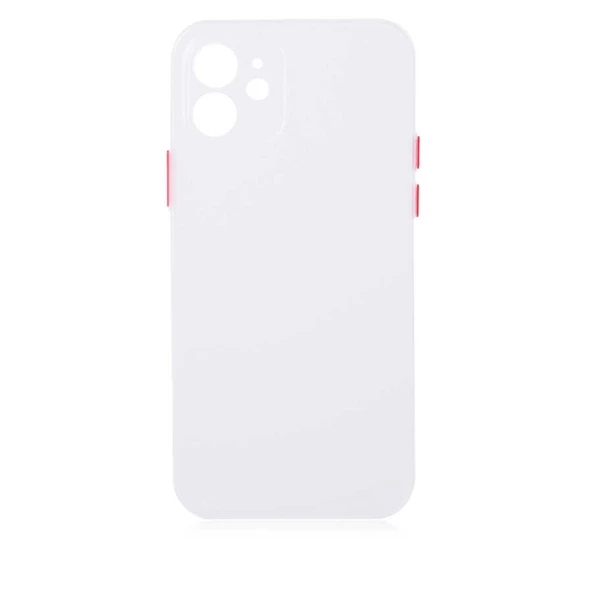 iPhone 12 Mini Kılıf Mat Ultra İnce Slims Kapak ürün görseli 1