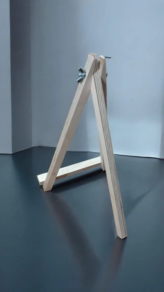 ahşap masaüstü şövale 28 cm - Resim 3
