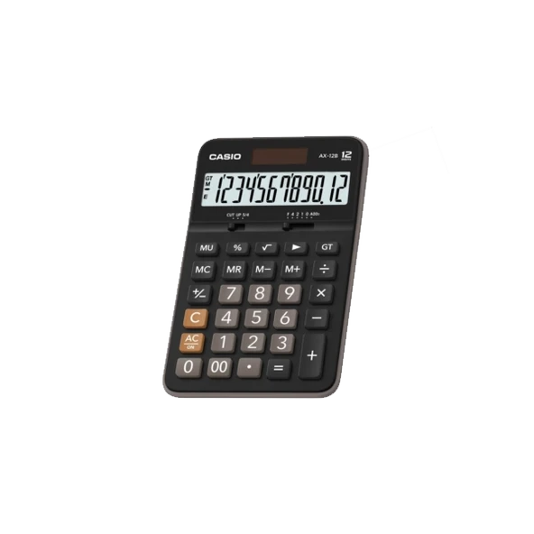 Casio Hesap Makinesi Masaüstü 12 Hane AX-12B ürün görseli 1