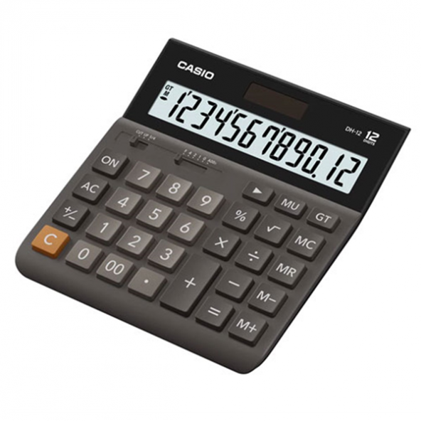 Casio Hesap Makinesi Masa Üstü 12 Hane DH-12 BK ürün görseli 1