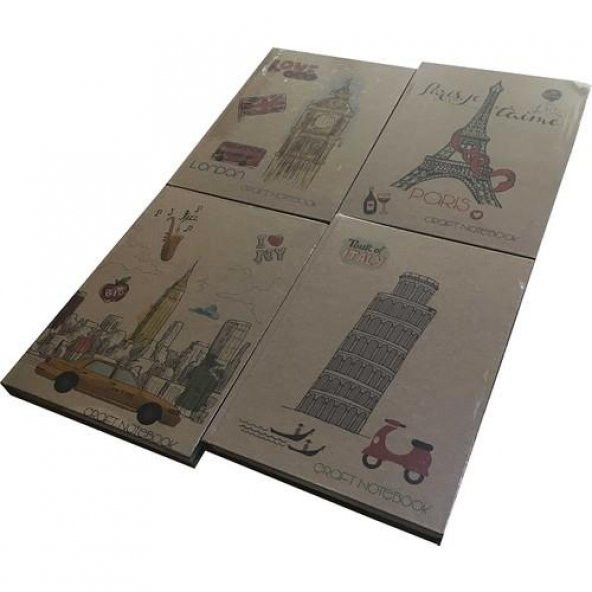 Liz Defter Kraft Kapak Seperatörlü 144 YP 20x28 ürün görseli 1