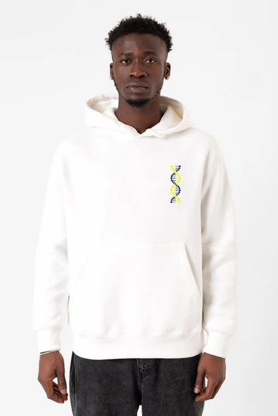 Sarı Lacivert Dna Beyaz Erkek 3ip Kapşonlu Sweatshirt ürün görseli 1