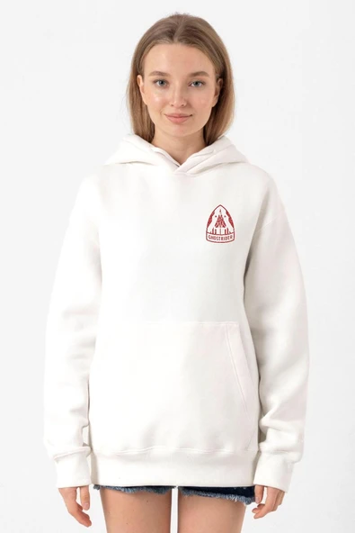 Top Gun Maverick Ghostrider Beyaz Kadın 3ip Kapşonlu Sweatshirt ürün görseli 1