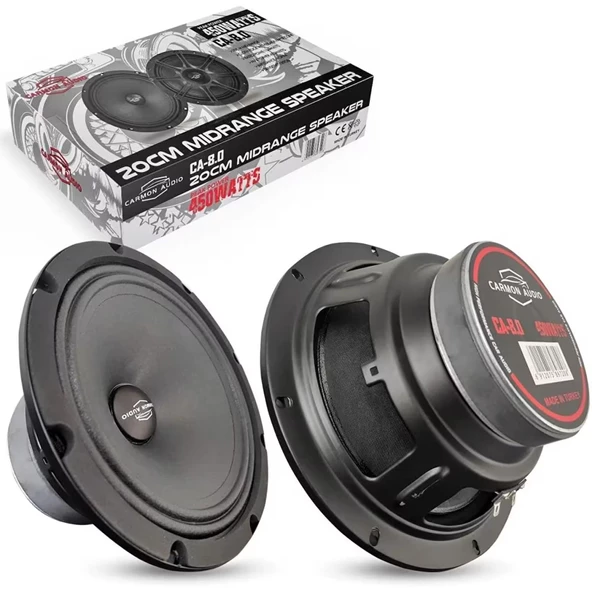 CARMON AUDİO CA8.0-450WMAX-150WRMS KALİTELİ-PROFESYONEL YERLİ ÜRETİM 20CM MİDRANGE ürün görseli 1
