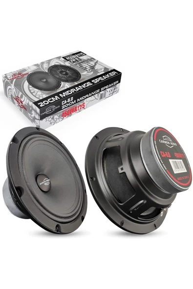 Carmon Audio CARMON AUDİO CA8.0-450WMAX-150WRMS KALİTELİ-PROFESYONEL YERLİ ÜRETİM 20CM MİDRANGE ürün görseli 1
