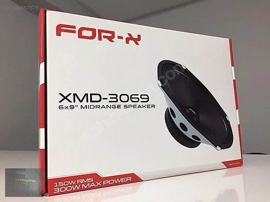 FOR-X XMD-3069-300W MAX-150W RMS-ÜST SERİ PROFESYONEL OVAL MİDRANGE HOPARLÖR-2 ADET ürün görseli 1