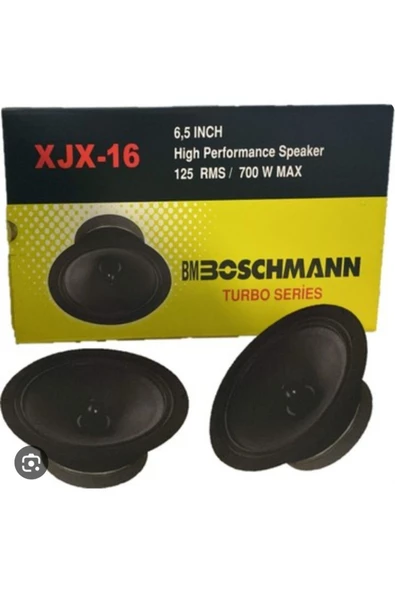 Boschmann XJX-16-16CM-700WMAX-125WRMS-KALİYELİ ANFİ UYUMLU MİDRANGE-2 ADETTİR ürün görseli 1