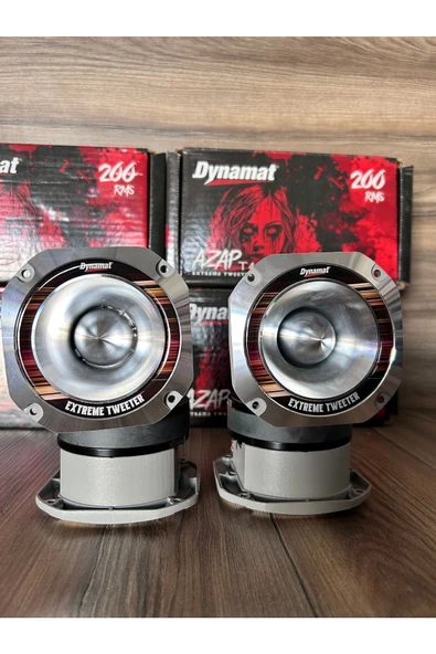 DYNAMAT AZAP T4-PROFESYONEL-200W RMS EFSANE TİZ-2 ADET ürün görseli 1