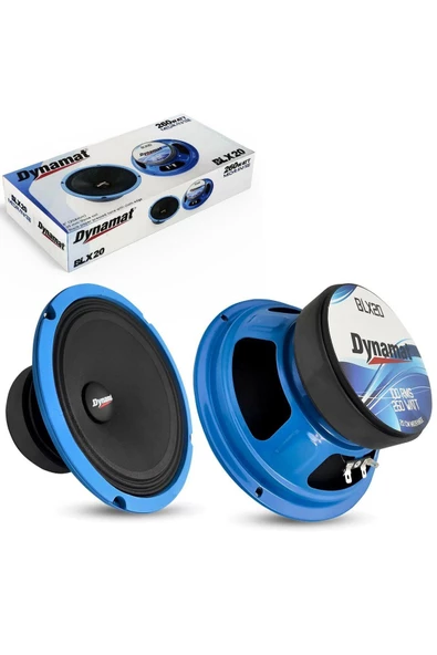 Dynamat 20 Cm Midrange Dynamat BLX20 260W Maksimum 100W RMS Midrange 20CM 1 Takım ürün görseli 1