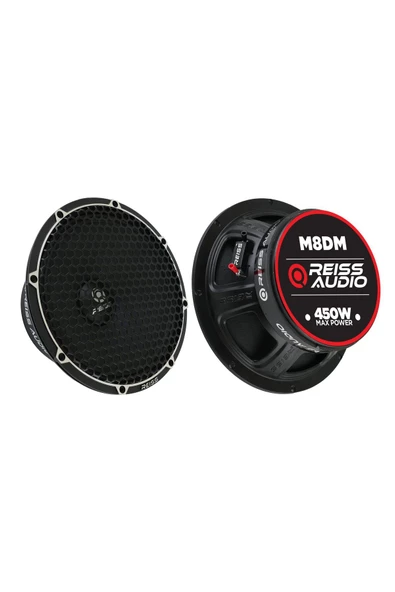Reiss REİSS AUDİO RS-M8DM-450WMAX-ÇİFTİ 300WRMS-KALİTELİ-PROFESYONEL-METAL KAPAKLI-20 CM MİDRANGE HOPARLÖR ürün görseli 1