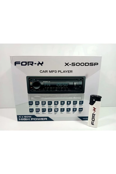 For-X x-500DSP V2- 4x60w 3 Amfi Çıkışlı Tesisat Teybi ürün görseli 1