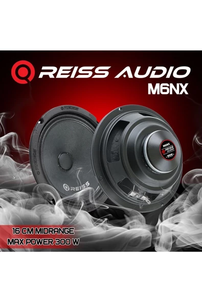 PTTAVM: REİSS AUDİO Rs-M6nx-Çifti 600W MAX-ÇİFTİ 200W RMS-16 cm