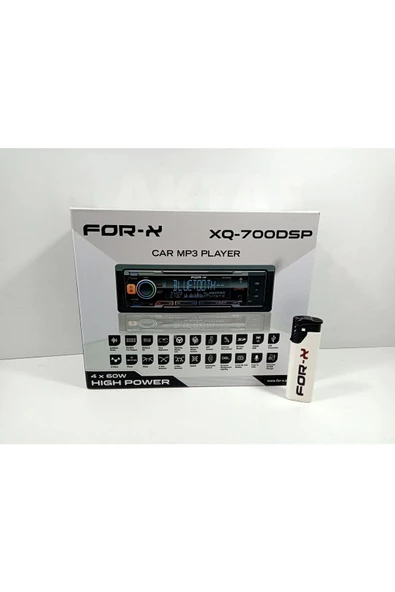 FOR-X X-700DSP-FM-AUX-MP3-BT-2 USB-TELEFON ŞARZ ETME-7 RENK TUŞ IŞIk-4 ANFİ ÇIKIŞLI-DSP İŞLEMCİLİ-DAHİLİ-HARİCİ MİKROFON-PROFESYONEL TESİSAT TEYBİ ürün görseli 1