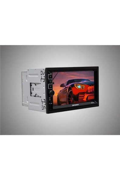 Jameson JS-312-7''USB-BT-FM-MP3-MP4-MP5-4X60W-MİRRORLİNK-KAMERALI DOUBLE TEYP ürün görseli 1