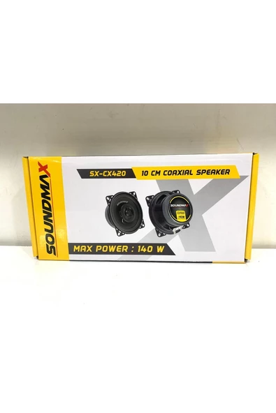 Soundmax CX-420 10 CM 140 WAT TWETTERLİ HOPARLÖR ürün görseli 1