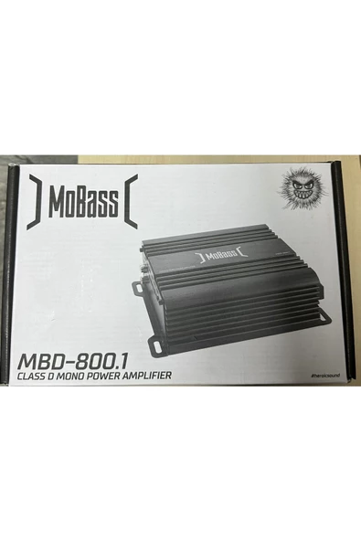 MOBASS MBD-800.1-1X820W PROFESYONEL KALİTELİ YENİ SERİ ÜST SEVİYE MONO ANFİ ürün görseli 1