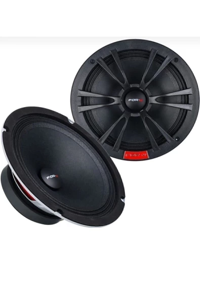 FOR-X Xmd-3080 20cm Carbon Midrange Ciftti 600watt 300rms 2024 Model ürün görseli 1